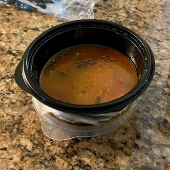 Maggiano's Little Italy - Very small cup ..Like a half !! - Italian Near Me - Annapolis, Maryland