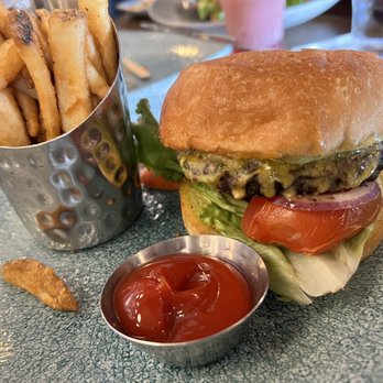 Lamplight Lounge - Cheddar Burger* - New American Near Me - Anaheim, California