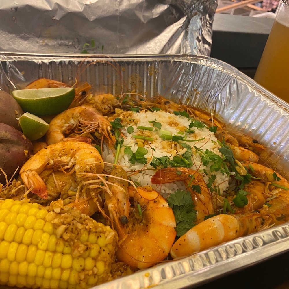 206 BCE - Cajun shrimp platter - Noodles Near Me - Anaheim, California