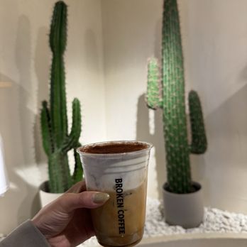 Broken Coffee - Spring Mountain - Broken cream latte - Coffee & Tea Near Me - Las Vegas, Nevada Broken Coffee - Spring Mountain - Broken cream latte - Coffee & Tea Near Me - Las Vegas, Nevada