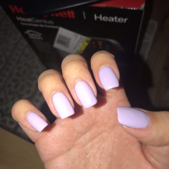 I Nails & Spa - my natural nail gel manicure  cut, and square shaped - Nail Salons Near Me - Selden, New York