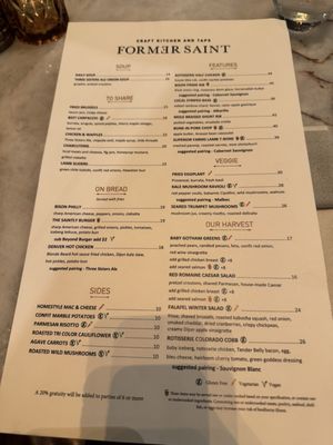 Menu photo 2 Former Saint Craft Kitchen and Taps Denver, CO Menu photo 2 Former Saint Craft Kitchen and Taps Denver, CO