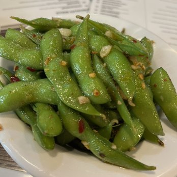 Go Fish Sushi - Spicy Garlic Edamame - Japanese Near Me - Broomfield, Colorado