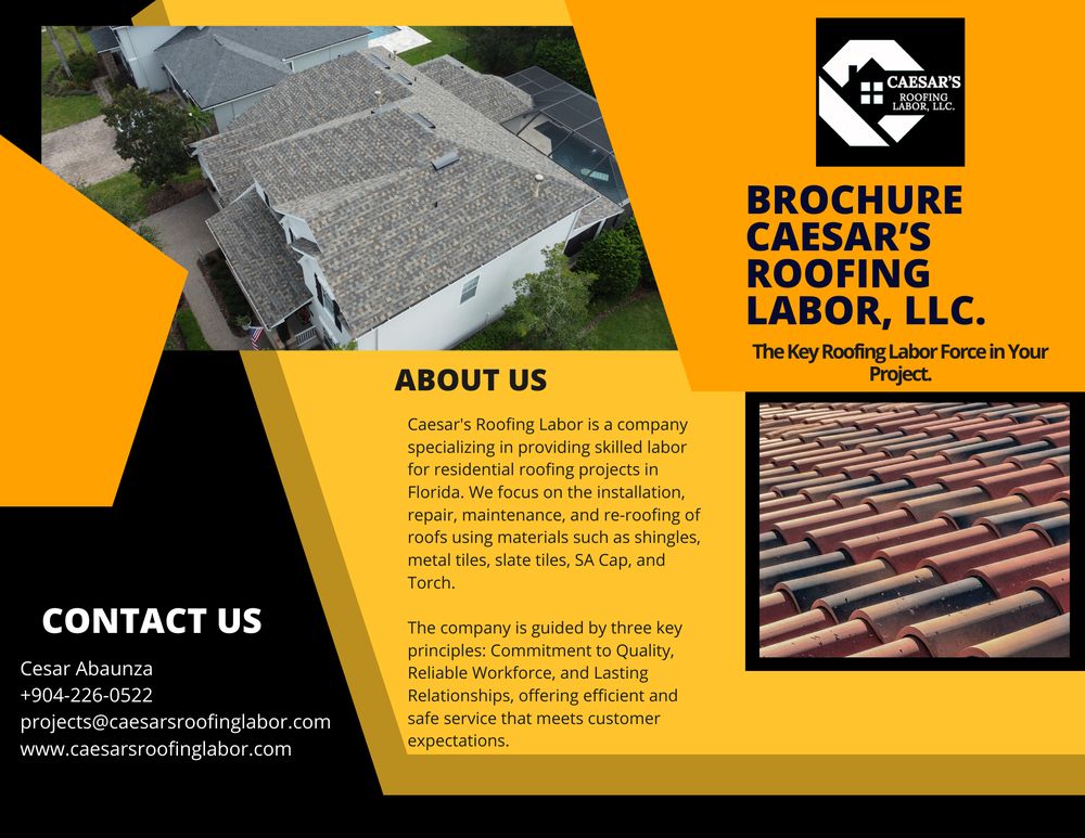 Slide of Caesar's Roofing Labor