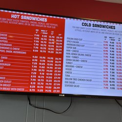 Ricotti's Subs - Menu