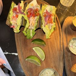Lobster and shrimp tacos Lobster and shrimp tacos