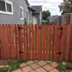 Karl's Carpentry - Custom built gates in redwood