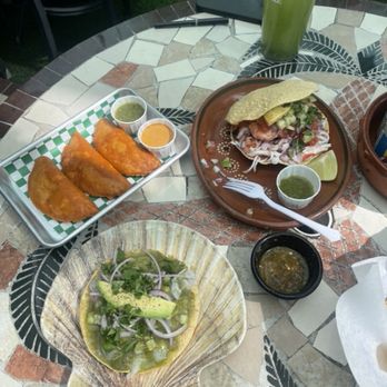 Ceviches - Empanadas,Mixta Tostada,Aguachilles Tostada and Pepino Aqua Fresca - Seafood Near Me - San Fernando, California Ceviches - Empanadas,Mixta Tostada,Aguachilles Tostada and Pepino Aqua Fresca - Seafood Near Me - San Fernando, California