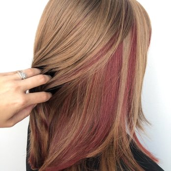 Roseann's Hair Studio - Peek-a-boo red! - Hair Salons Near Me - Phoenixville, Pennsylvania Roseann's Hair Studio - Peek-a-boo red! - Hair Salons Near Me - Phoenixville, Pennsylvania