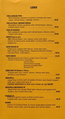 Menu photo 4 La Estrella Fort Bragg, CA