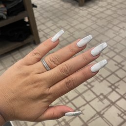 Horrible wedding nails by Adorn!!