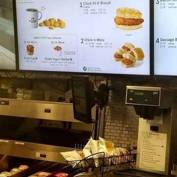Chick-fil-A - Menu is limited. - Fast Food Near Me - Denton, Texas