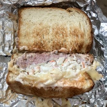 Country Deli - Bill's Special - Roast Beef, Swiss cheese, coleslaw and thousand island dressing. Usually on Rye I opted for white. - Delis Near Me - Kill Devil Hills, North Carolina