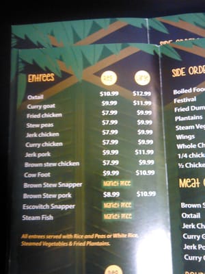 Menu photo 1 Flavor's Caribbean Resturant Deerfield Beach, FL