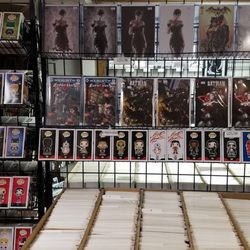 Sanctum Sanctorum Comics and Oddities - Variants and monthly rotating comic long boxes