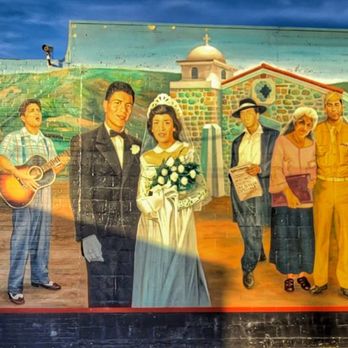 La Terraza - Mural outside the restaurant - Mexican Near Me - Santa Paula, California