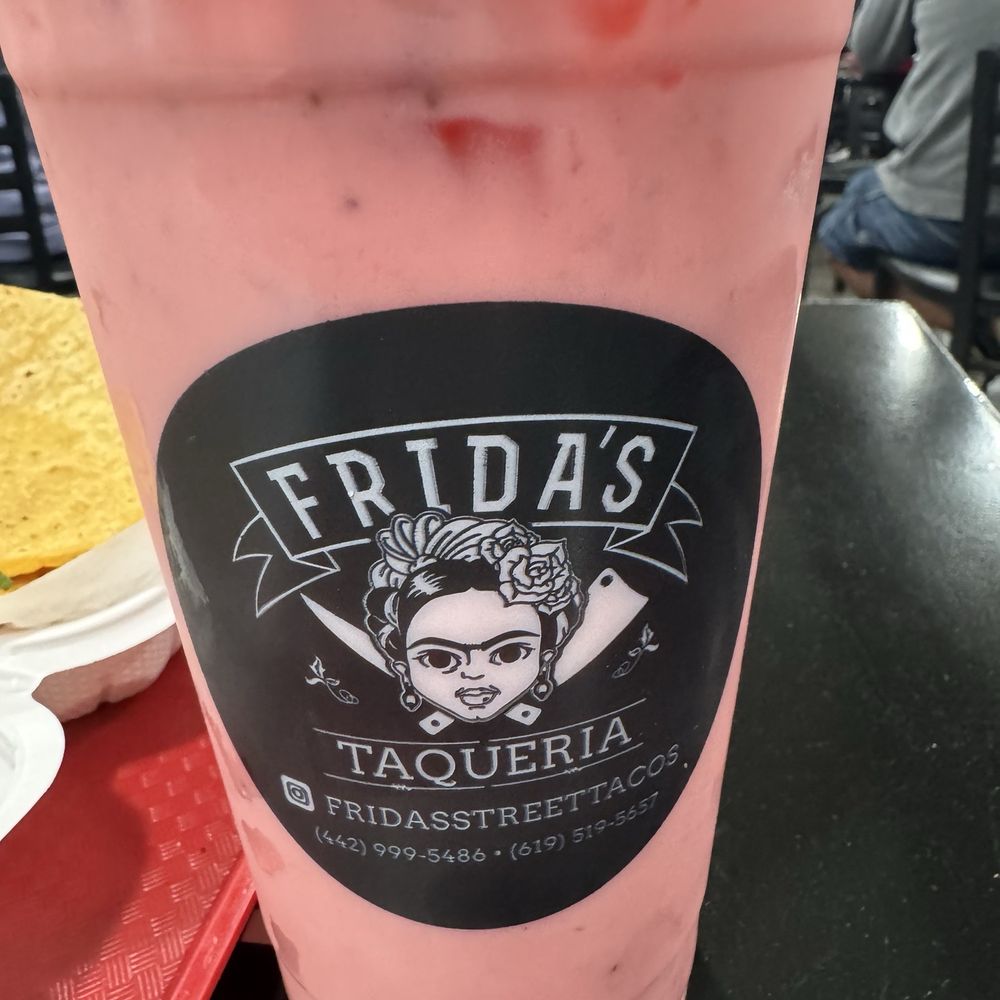 Frida’s Taqueria - Agua de fresa - Tacos Near Me - Oceanside, California Frida’s Taqueria - Agua de fresa - Tacos Near Me - Oceanside, California