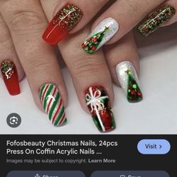 Professionails - Christmas nail ideas.