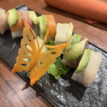 Thai Village - Rainbow roll was also very good. Loved the carrot butterfly. - Thai Near Me - Centerville, Ohio Thai Village - Rainbow roll was also very good. Loved the carrot butterfly. - Thai Near Me - Centerville, Ohio