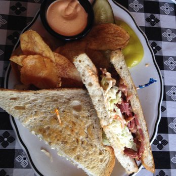 Westend - Pastrami Reuben. Very tasty. You will feel kinda greasy by the time you finish the first half. - New American Near Me - Costa Mesa, California