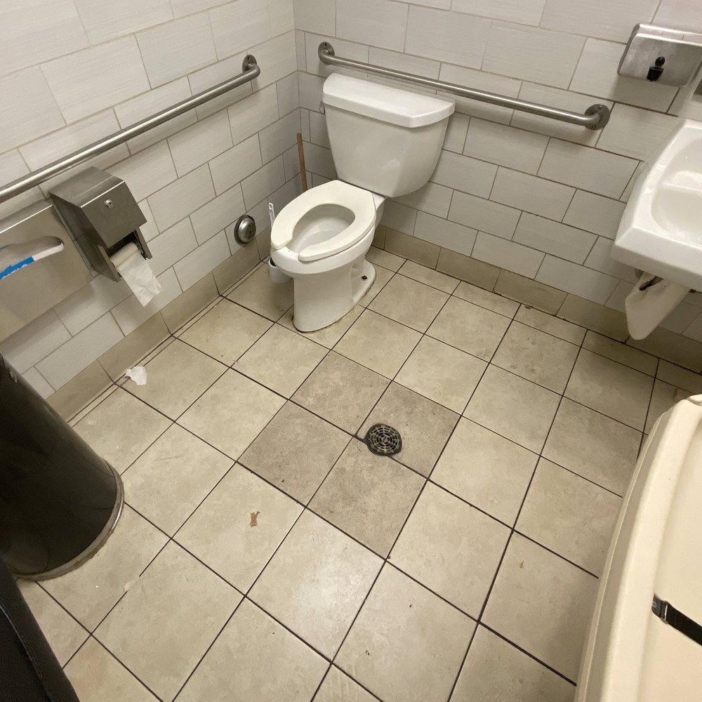 Dirty bathroom