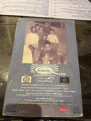 Menu photo 1 Sorbillo Naples, NA
