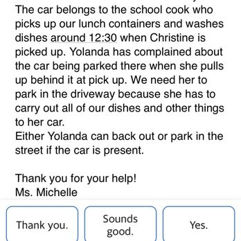 Creative Child Preschool - Okoboji  - Parking notice - Child Care & Day Care Near Me - Arcadia, California