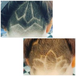 Skyy's The Limit Barbering - Ladies undercut with design