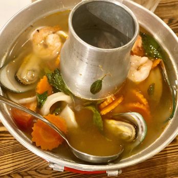 Love Thai Cuisine - Seafood soup with a simple broth - Bubble Tea Near Me - Pacific Grove, California Love Thai Cuisine - Seafood soup with a simple broth - Bubble Tea Near Me - Pacific Grove, California