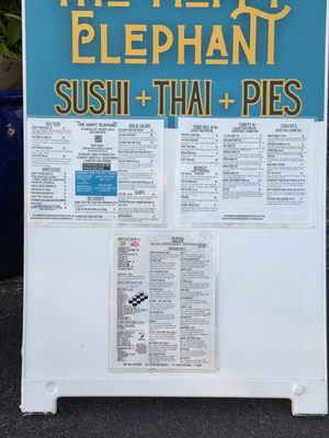 Menu photo 1 The Happy Elephant Manzanita, OR Menu photo 1 The Happy Elephant Manzanita, OR