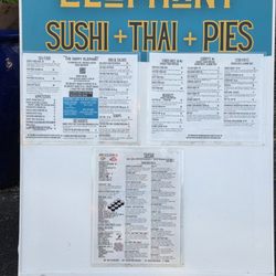 The Happy Elephant - Menu