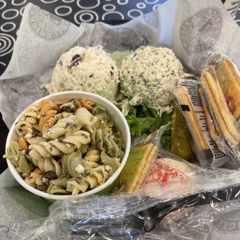 Chicken Salad Chick - Pasta salad, Cranberry Kelli and Lauryns Lemon basil chicken salads. - Southern Near Me - Cary, North Carolina