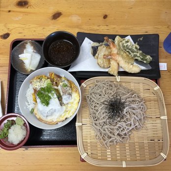 Ichimi Ann - Katsudon and soba combo with side of tempura - Japanese Near Me - Torrance, California Ichimi Ann - Katsudon and soba combo with side of tempura - Japanese Near Me - Torrance, California