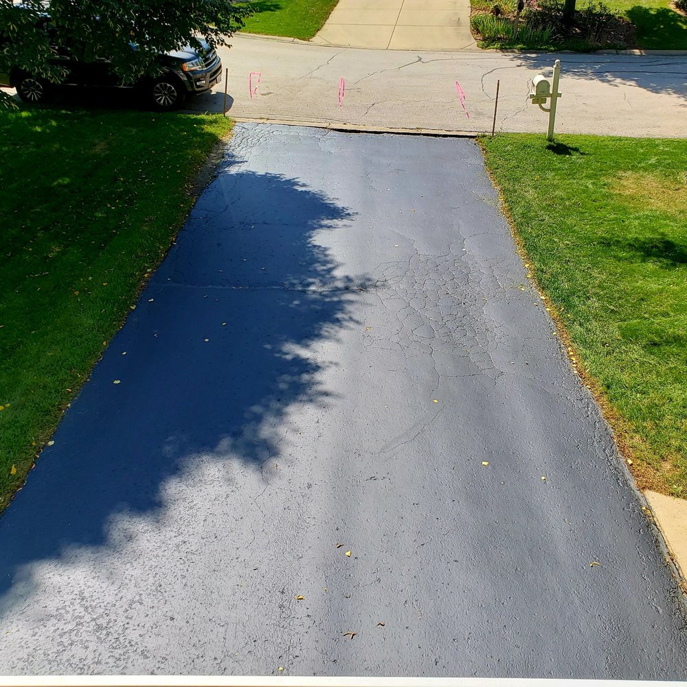 Driveway was installed in 1986. Driveway was installed in 1986.