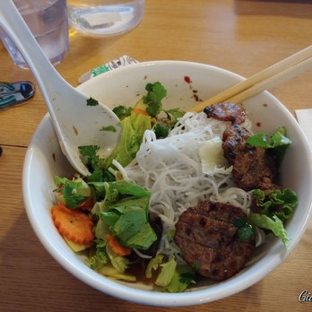Pho Nguyen - Bun cha ha noi. Almost looks and tasted similar to the vermicelli grilled pork. - Vietnamese Near Me - Houston, Texas