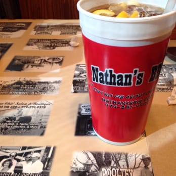 Nathan's BBQ - A fairly Nice and expansive eating area complete w booths and tables. - Barbeque Near Me - Brenham, Texas Nathan's BBQ - A fairly Nice and expansive eating area complete w booths and tables. - Barbeque Near Me - Brenham, Texas