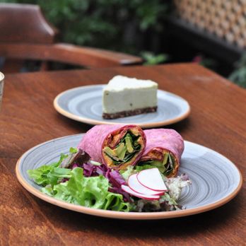 Baby Elephant Plant Based Cafe - Avocado, hummus and spinach wrap in an home-made beetroot organic tortilla - Juice Bars & Smoothies Near Me - Istanbul, 34 Baby Elephant Plant Based Cafe - Avocado, hummus and spinach wrap in an home-made beetroot organic tortilla - Juice Bars & Smoothies Near Me - Istanbul, 34