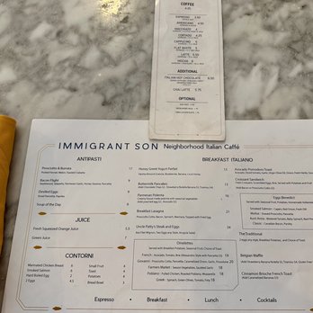 Immigrant Son Caffe - Breakfast and coffee menu - New American Near Me - Ventura, California Immigrant Son Caffe - Breakfast and coffee menu - New American Near Me - Ventura, California