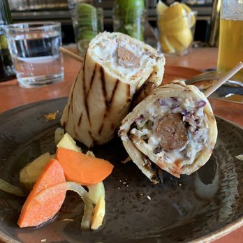 The Well - Lamb and Beef Koftka wrap - Bars Near Me - Oakland, California The Well - Lamb and Beef Koftka wrap - Bars Near Me - Oakland, California