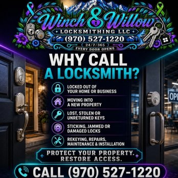 Winch & Willow - Keys & Locksmiths Near Me - Olathe, Colorado Winch & Willow - Keys & Locksmiths Near Me - Olathe, Colorado