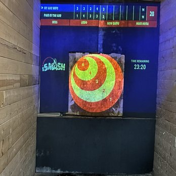 iSmash Las Vegas - Axe Throwing Game - Axe Throwing Near Me - Paradise, Nevada