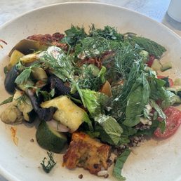 Mediterranean Chicken Kabob Bowl