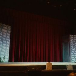 Hayes Auditorium - Stage set of The Addams Family
