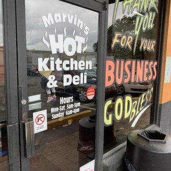 Marvin's Hot Kitchen & Deli - Door sign - Breakfast & Brunch Near Me - Memphis, Tennessee Marvin's Hot Kitchen & Deli - Door sign - Breakfast & Brunch Near Me - Memphis, Tennessee