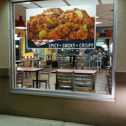 KFC - Empty dining room.