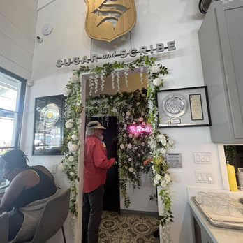 Sugar and Scribe  - entrance to bathroom - Bakeries Near Me - La Jolla, California