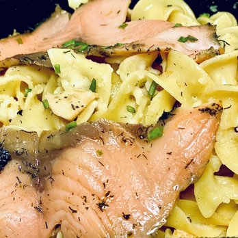 Ziba's Bistro - 2 Salmon Tagliatelles 5/5 (smoked salmon) - Seafood Near Me - Louisville, Kentucky