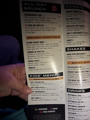 Menu photo 2 Alamo Drafthouse Cinema Indianapolis Indianapolis, IN