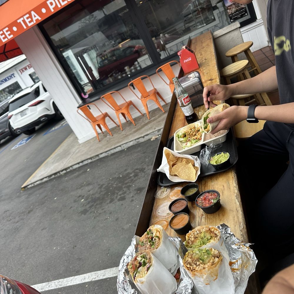 Surf & Turf Burrito, Breakfast Burrito, 2 Taco Plate