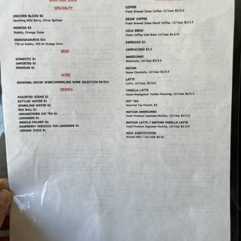 Cos&Pi - Menu - Breakfast & Brunch Near Me - South Pasadena, California